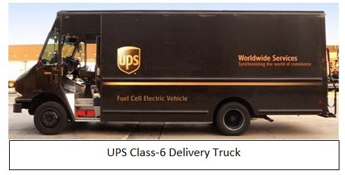 UPS Fuel Cell Delivery Van caption