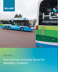 Fuel cell zero-emission buses for Aberdeen, Scotland