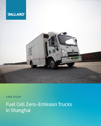 Fuel cell zero-emission trucks in Shanghai