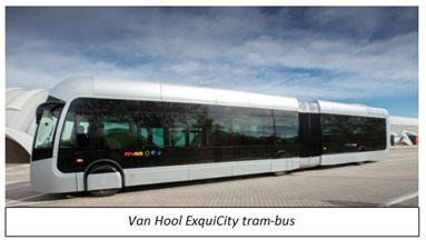 Van Hool ExquiCity tram-bus captioned