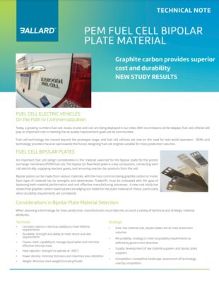 PEM Fuel Cell Bipolar Plate Material