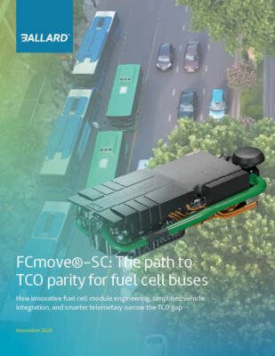 FCmove®-SC: the path to TCO parity for fuel cell buses